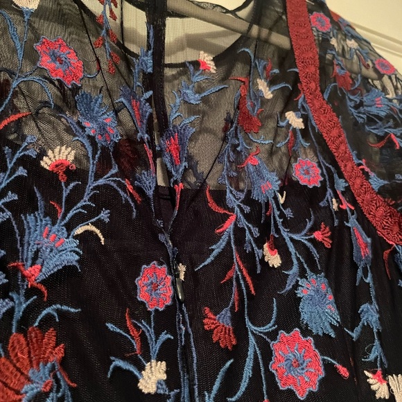 NWT Anthropologie Mehreen Embroidered Dress 12 - Picture 8 of 8